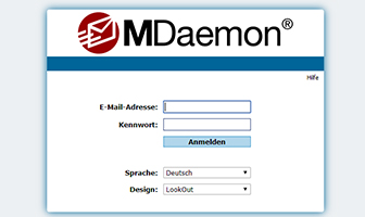 Bei MDaemon Mailhosting anmelden